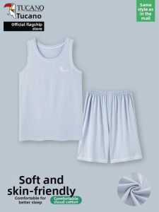 TUCANO | Mens Cool Silk Modal Sleeveless Sleep Set