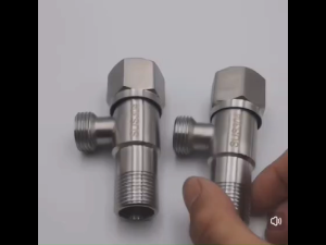 วาล์วน้ำสแตนเลส 304 สต็อปวาล์ว วาล์วฝึกบัว ทางเดียว มือเปิด-ปิด เซรามิกวาล์ว