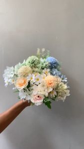 Bunga Anyelir Carnation Cabang 5 Artificial Buatan Buket Home Decor Hiasan Dekorasi Pelaminan BG42
