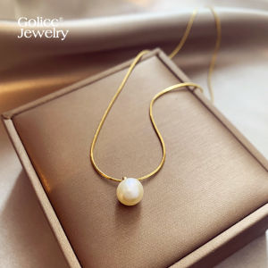 Golicc Pearl Necklace Womens Elegant Fashion Accessory Luxury Minimalist Choker Chain New 2025 Trendy Fresh out Necklace