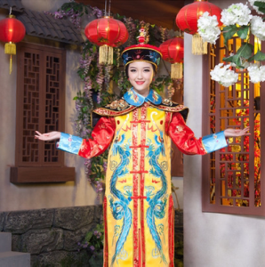Emperor of the Qing Dynasty Dragon Robe Costume Court Qianlong Emperor AMA Prince Costume Loose Men Ancient Costume Film and Television Performance Costumes