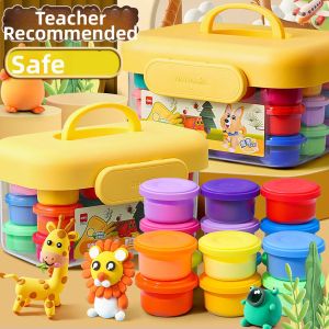 deli | Non-toxic Odorless Safe Non-sticky Kids Modeling Clay Light Clay DIY Material