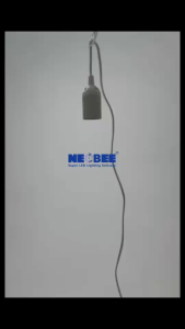 NEOBEE ไฟ LED รีโมท อเนกประสงค์สำหรับใช้ในบ้านห้องนอน E27 แสงขาววอร์ม ประหยัดไฟ สว่างเป็นพิเศษ พร้อมสายไฟห้อยและสวิตช์