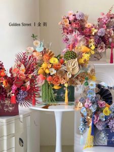 Creative New Year Spring Festival Gift Box Fresh Flowers Artificial Flowers Festival Decorations Gift Box