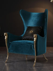 Tinosa Light Luxury Couch Modern Minimalist Wingback Chair Ins Internet Celebrity Designer Casual Northern Europe Single Sofa