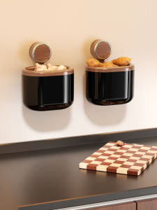 Vintage Style Suction Cup Wall Mounted Garlic Onion Storage Box Frame Kitchen Organizer No Drilling Required Hanging Basket