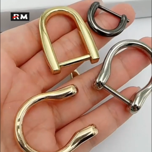 [Removable] Bag Handle Buckle Bag Strap Connecting Buckle Bamboo Handle Horseshoe D Buckle Luggage Hardware Accessories Screw-Type Stitch-Free U-Shaped Hook Buckle Apparel Keychain