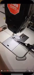 Cữ 148 Lộn Dây Viền dùng cho máy may 1 kim công nghiệp (Tặng kèm 1 ốc bắt cữ)