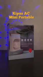 Kipas Pendingin AC Mini Portable/Air Cooler Mini/600ML 7 Warna USB Type C