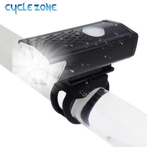 MTB Bike Front Lights USB LED Rechargeable Waterproof Mountain Bike Headlight Bicycle Light Warning Cycling Accessories