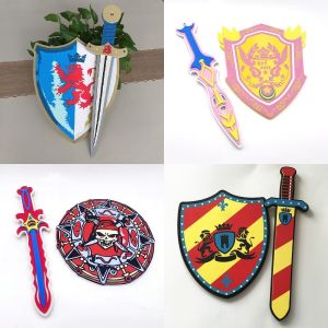 Anime Pirate Series Cosplay Foam Swords and Shields Playset Medieval Combat Ninja Warrior Weapons Costume Role Play Accessories