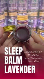 Green Seven Sleep Balm Moisturizing Herb 50g-Improve quality of sleep and Relieve headaches made in Thailand
