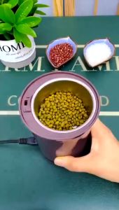 [Sale 𝟑𝟓%+🎁Quà] Máy xay hạt khô máy xay bột ngũ cốc cafe xay các loại hạt cực nhanh chỉ từ 6 đến 18 giây