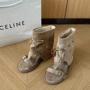 XUJIA | Retro Elevated Sandals for Women