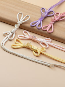 Handwoven Chinese Style Buttons for Cheongsam Decorative Knobs Butterfly Tassel Plum Blossom Shape Traditional Hanfu Top Accessories