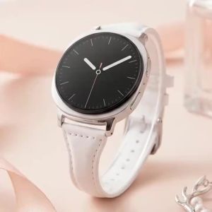 Slim Leather Strap For Samsung Galaxy Watch 9 8 40 44mm Wristband Bracelet Strap Correa For Galaxy Watch 8Classic 46 Replacement