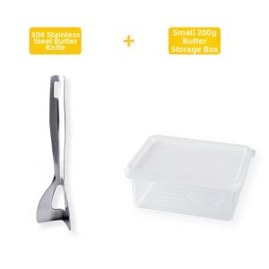 MOLORE | Transparent Large Capacity Low Temperature Resistant Butter Storage Container Set