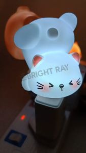 USB Light Lampu Tidur Voice Activated Night Light Cute Kawaii Lampu Tidur Bilik Decorative Lamp Dimmable Light Bear