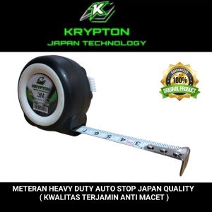 KRYPTON Meteran auto stop body pvc ebs ( anti pecah / anti macet ) japan quality