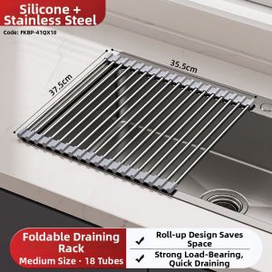 TAOSHI | Folding Silicone Drain Rack