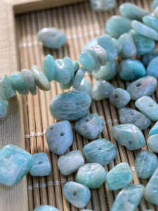 Natural Aventurine 5*8mm Hole Drilled Handmade DIY Beading Material for Bracelet Necklace Jewelry Accessories S138