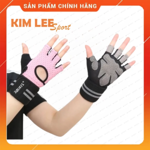 Găng tay tập gym Aolikes hở ngón cao cấp tập gym tập yoga AL - 113