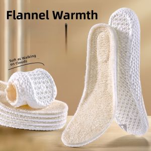 XIANZHAO | Mens Thickened Fleece Insoles Sweat Absorbent Anti-Odor Winter Warm Ail Grass Fragrance Type Cold Resistance Model