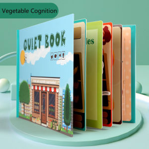 Montessori My First Busy Book Paste Quiet Book Children Toy Animal Numbers Matching Puzzle Game Educational Toys for Kids Gifts