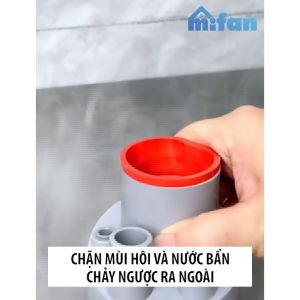 Bộ Đầu Nối Ống Thoát Nước 5 in 1 MIFAN - Ngăn Mùi Chống Côn Trùng Chặn Nước Trào Ngược - Phù Hợp Bồn Rửa Bát Máy Giặt