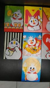 Patch Jahit Tempelan Baju 20X14 CM Motif Karakter Mixue Aksesoris Tambahan Baju Emblem Grosir