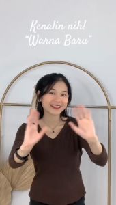 AJWShop: Atasan Wanita Kekinian Korean Style Rajut Lengan Pendek Import Premium Turtleneck Resteling Model Terbaru | Atasan Rajut Wanita Korean Style Turtleneck Salur Import | Baju Wanita Kekinian Atasan Turtleneck Lengan Pendek Import