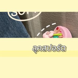 Tsion สุดฮิต รองเท้าผู้หญิง แฟชั่น นำเข้าสไตล์ เกาหลี วัสดุ EVA ดีติดดอกไม้ ส้นหนา ป้องกันกลิ่น การลื่น สีเพิ่มเติม