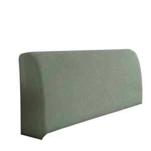 High-End Full Coverage Bed Head Cover Soft Padded Wooden Bed Universal Backrest Cover Dustproof Protective Cloth European Style