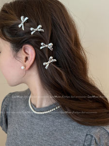 Butterfly Knot Hair Clips Side Bangs Hair Accessories Small Size Elegant Girls Hairpins New 2025 Fashion Original Design Alloy