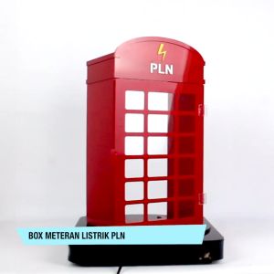 Box Meteran Listrik PLN Token Prabayar Kecil Bahan Acrylic Warna Merah Hitam Putih Desain Kecil Dan Compact - Lazada