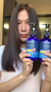 แชมพูลดผมร่วง แชมพูปราศจากซัลเฟต ( no sulfate) Takane Apple Cider Vinegar & Argan Shampoo แชมพูปราศจากซิลิโคน (no silicone) ปราศจากพาราเบน (no paraben) 300ml