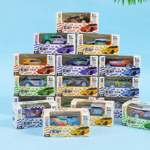 10ชิ้นโมเดลรถยนต์ผาดโผนของเด็กของเล่นสะสมยานพาหนะดายแคสจำลองรถขนาดเล็กแบบเนื้อโลหะผสมสำหรับเป็นของขวัญเด็ก