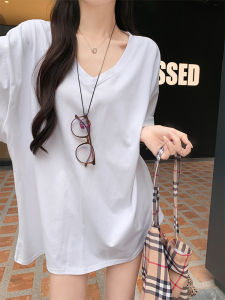 LANMENGYA | White Short Sleeve Flattering T-Shirt