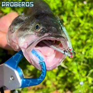 Bộ Mồi Câu Cá Jigging Proberos 5 Món Chìm Chậm Có Mắt 3D Mồi Laser Và Móc Câu Sắc Bén Dùng Cho Câu Cá Biển Sông Hồ.