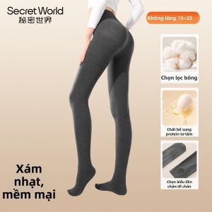 Secret World | Quần Leggings Len Hỗ Trợ Ôm Sát Ấm Áp và Dày