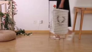 Rỏ đựng quần áo giặt là bằng vải tháo rời tiện dụng với nhiều màu sắc dễ thương