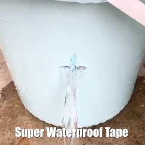 50cm Big Size Waterproof Sealant Butyl Tape Heavy Duty Weatherproof Aluminum Foil Tape for Roof Pipe Balcony Tile Gap Quick Leak Repair for Home & Outdoor