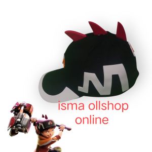 Topi Boboiboy kuasa Gentar terbaru  bahan denim adem enak di pakai