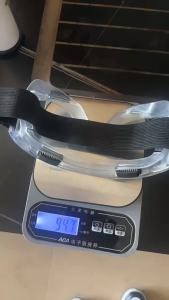 แว่นครอบตานิรภัย สวมทับแว่นสายตา แว่นตัดหญ้า แว่นตา กันสารเคมี แว่นตางานก่อสร้าง กันกระแทก เลนส์ใส หล่นไม่แตก