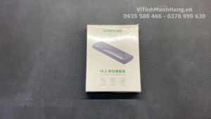 Box NVME UGREEN chuyển SSD M2 NVME Gen 3 / Gen 4 sang USB 3.0 / Type C Ugreen 10902.