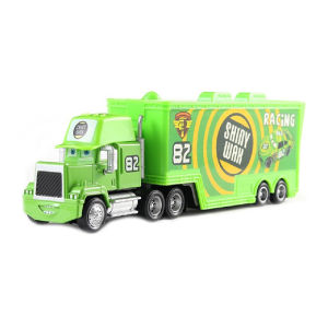 Takara Tomy | Pixar Cars Harvester Soil F1 Container Truck Alloy Model Cars 1/55 Ratio Die Casting Truck Ornaments Toys Birthday Gifts