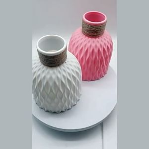 Nordic Design Plastic Vase Artifact Simulation Flower Pot Home Decoration Vase Pasu Bunga 花瓶