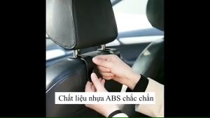 mall inline badgeMóc treo đồ ghế sau xe ô tô HUNG Móc treo đồ gắn sau ghế xe ô tô nhỏ gọn tiện lợi chất liệu nhựa dẻo