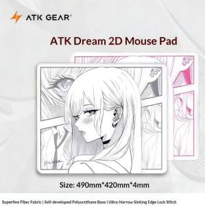 ATK | ATK GEAR ATK Dream Anime Large Neutral Mouse Pad Balanced For Fps Dedicated For Esports Gaming Office Valorant Inspired Gift