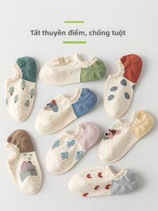 JIFANPAUL | Vớ nữ không lộ cổ chống trượt thoáng khí